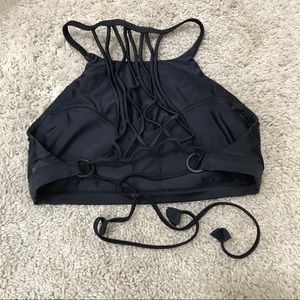 Lululemon black high neck bikini top
